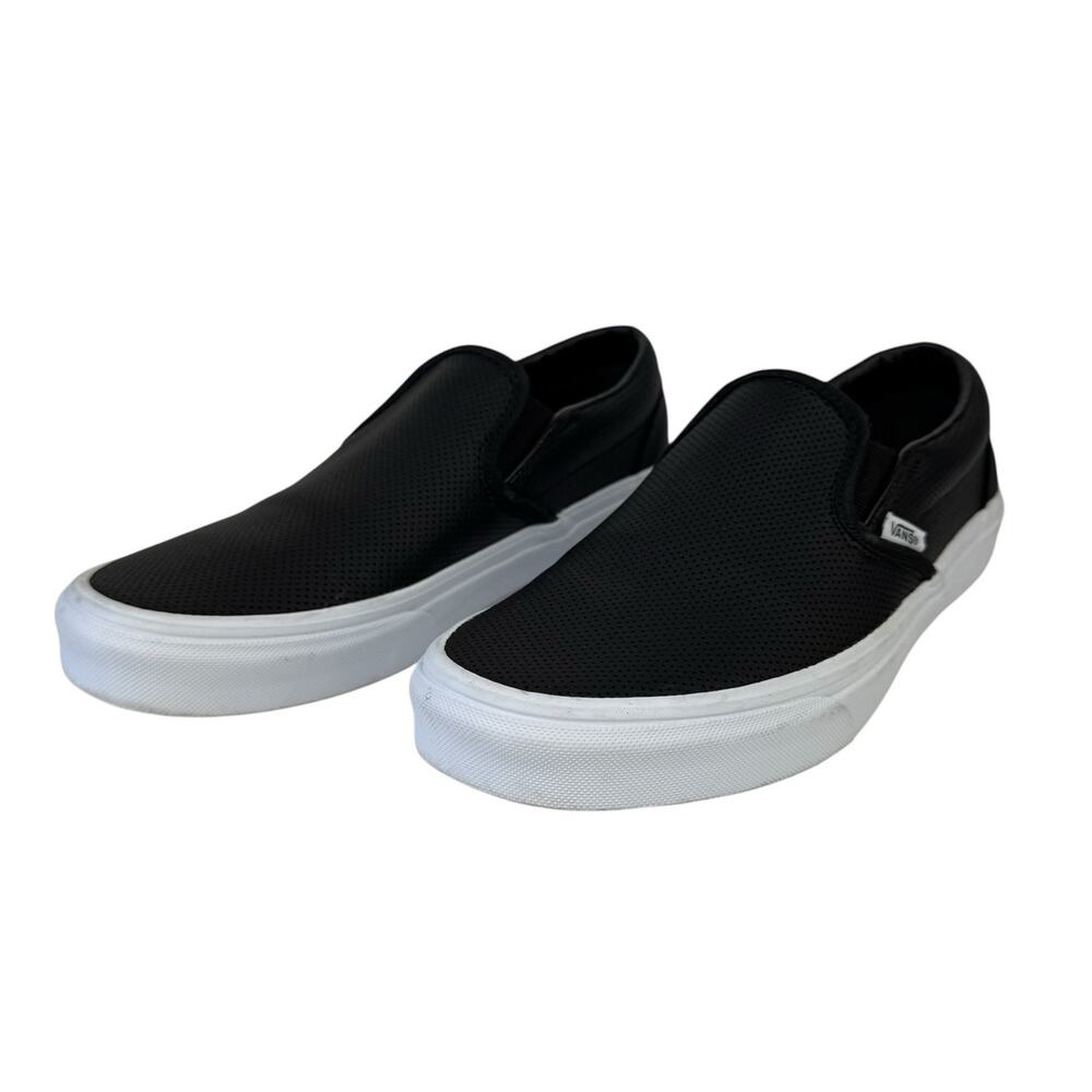 Vans Classic Slip-On Black Loafer Mens Sz 8